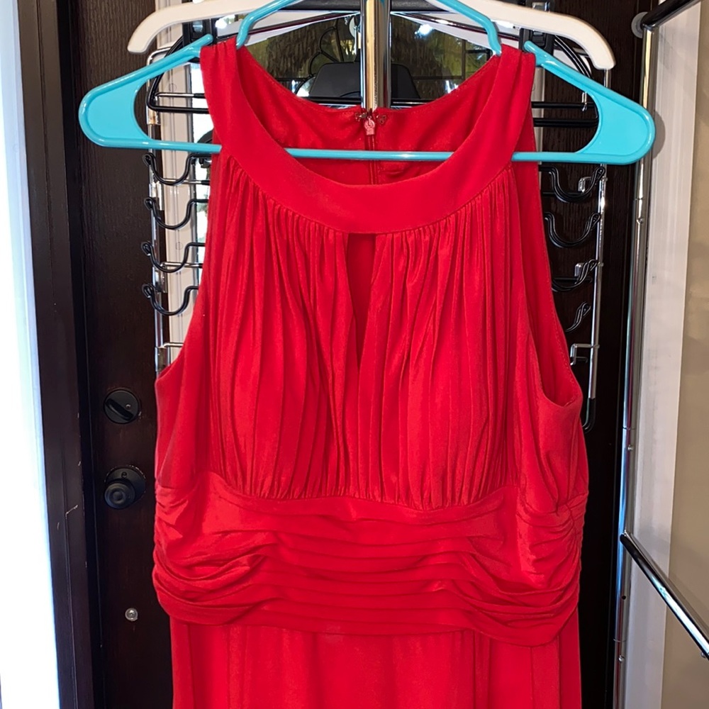 Red mother of the bride, prom, bridesmaid dress